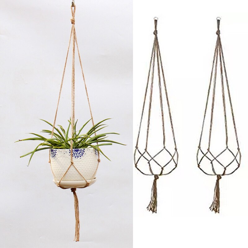 Rope Plant Hanger Handmade Braided Hemp Rope Plant Hanger Handmade Braided Hemp
