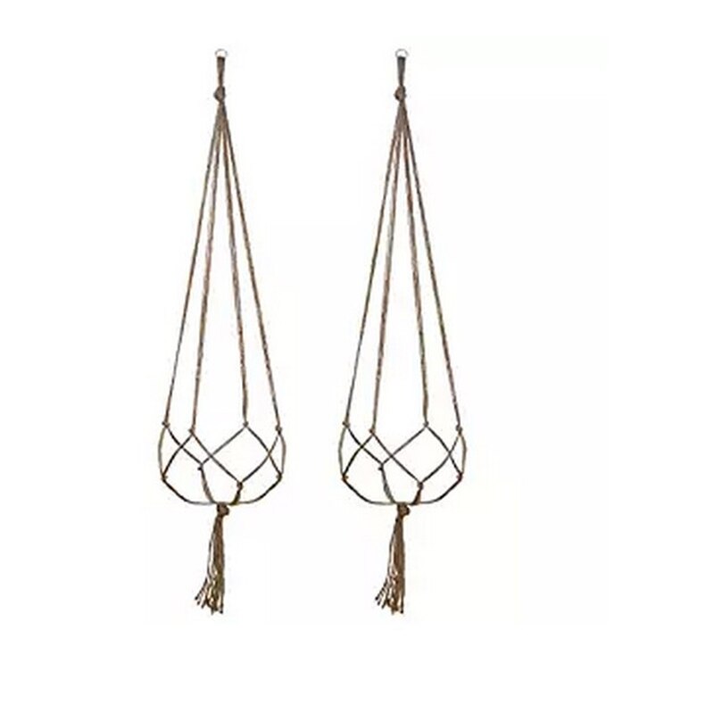 Rope Plant Hanger Handmade Braided Hemp Rope Plant Hanger Handmade Braided Hemp