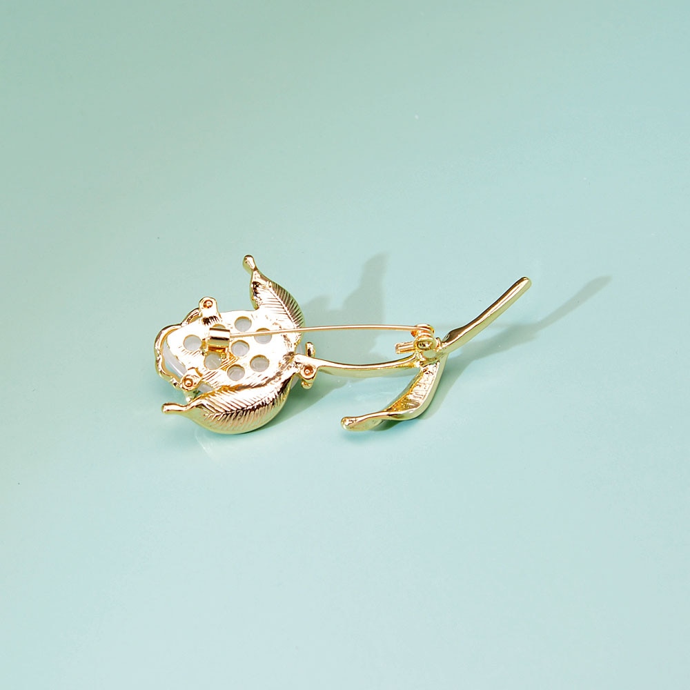 Rose Brooch Elegant Flower Pin Rose Brooch Elegant Flower Pin