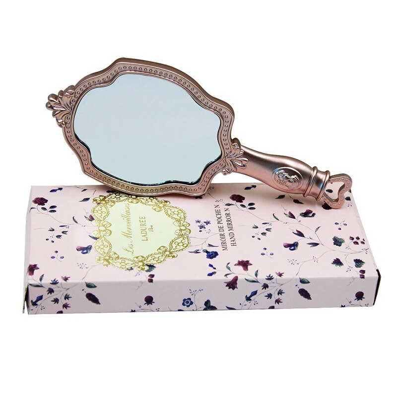 Rose Gold Vintage Hand Held Mirror Rose Gold Vintage Hand Held Mirror