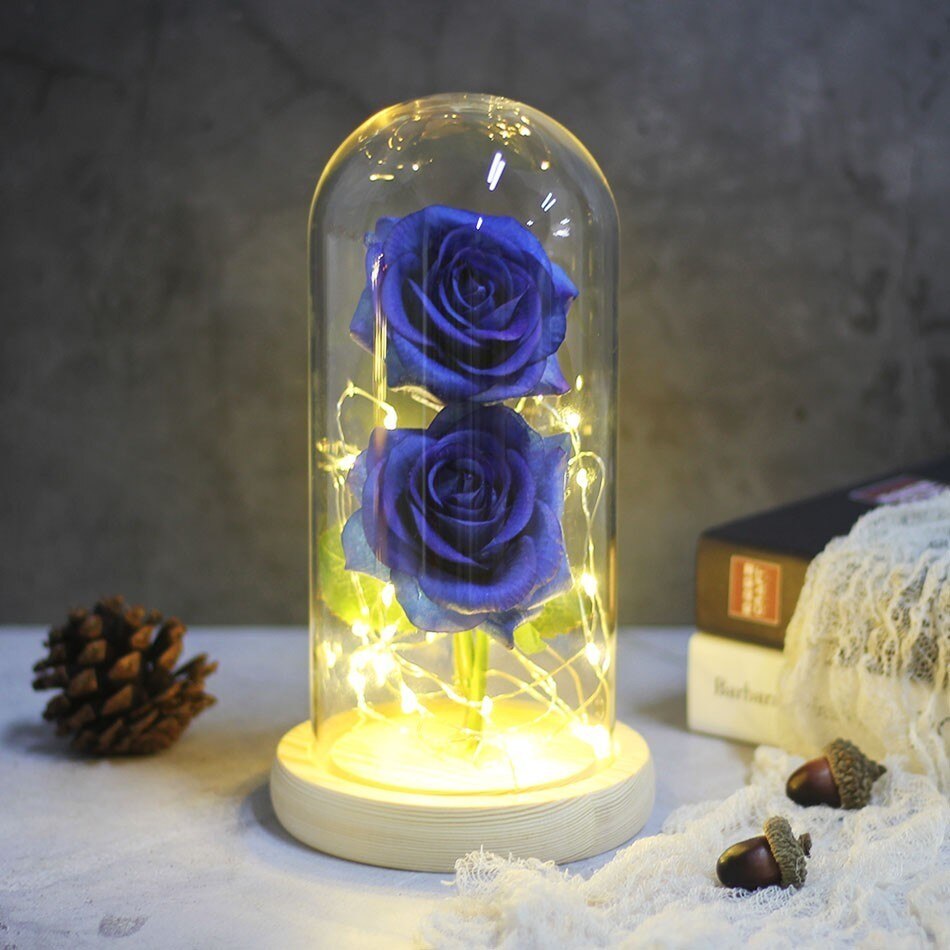 Rose In A Glass Artificial Flowers Rose In A Glass Artificial Flowers