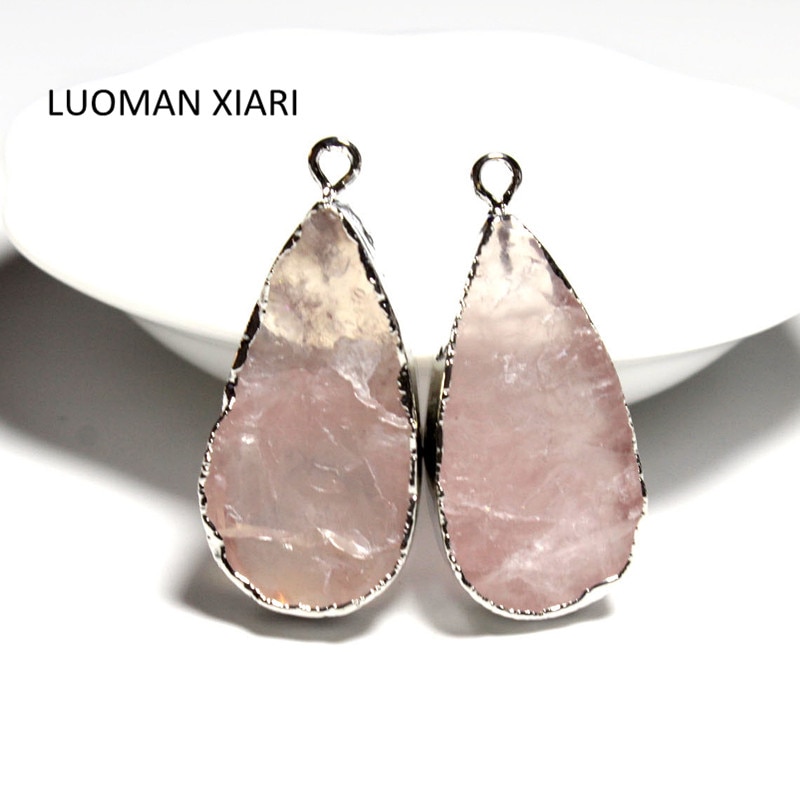 Rose Quartz Necklace Crystal Pendant Rose Quartz Necklace Crystal Pendant
