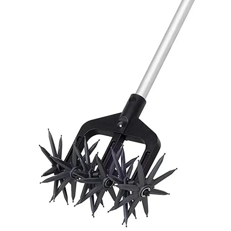 Rotary Cultivator Garden Lawn Ripper Adjustable Gardening Rotary Tiller and Hand-Held Garden Cultivator Tool Soil Rotary Cultivator Garden Lawn Ripper Adjustable Gardening Rotary Tiller and Hand-Held Garden Cultivator Tool Soil