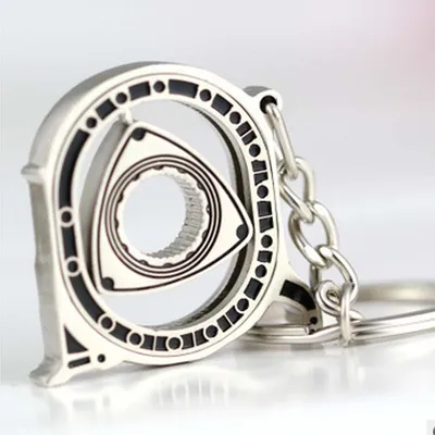 Rotary Engine Keychain for Car Lovers