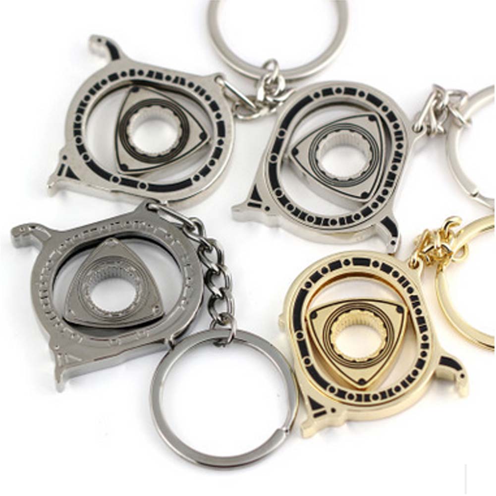 Rotary Engine Keychain for Car Lovers