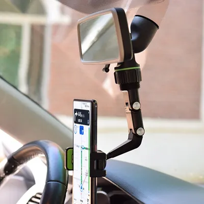 Rotatable Car Mirror Phone Holder Rotatable Car Mirror Phone Holder