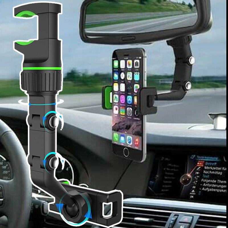 Rotatable Car Mirror Phone Holder Rotatable Car Mirror Phone Holder