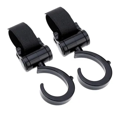 Rotatable Pram Bag Hooks (2pcs) Rotatable Pram Bag Hooks (2pcs)