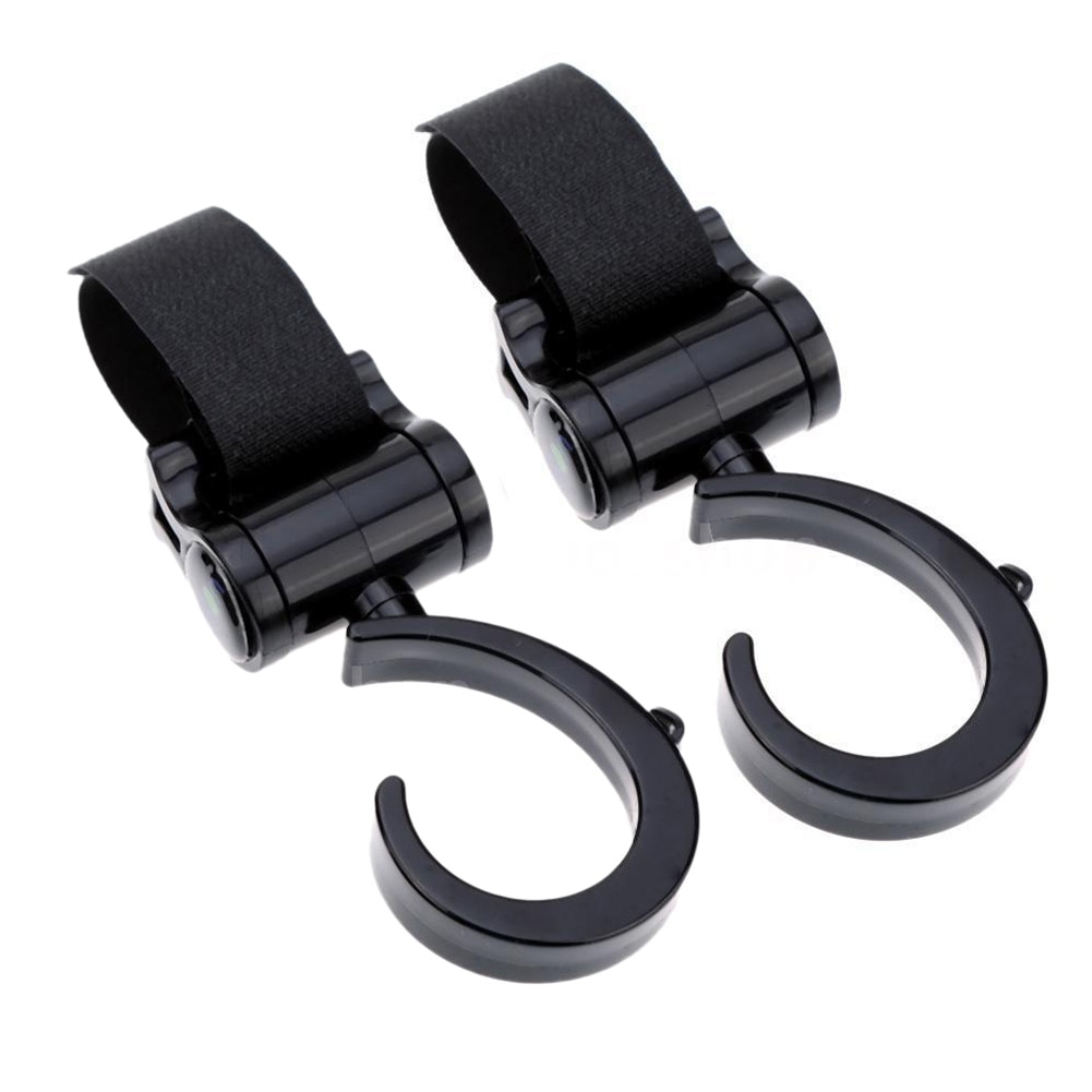 Rotatable Pram Bag Hooks (2pcs) Rotatable Pram Bag Hooks (2pcs)