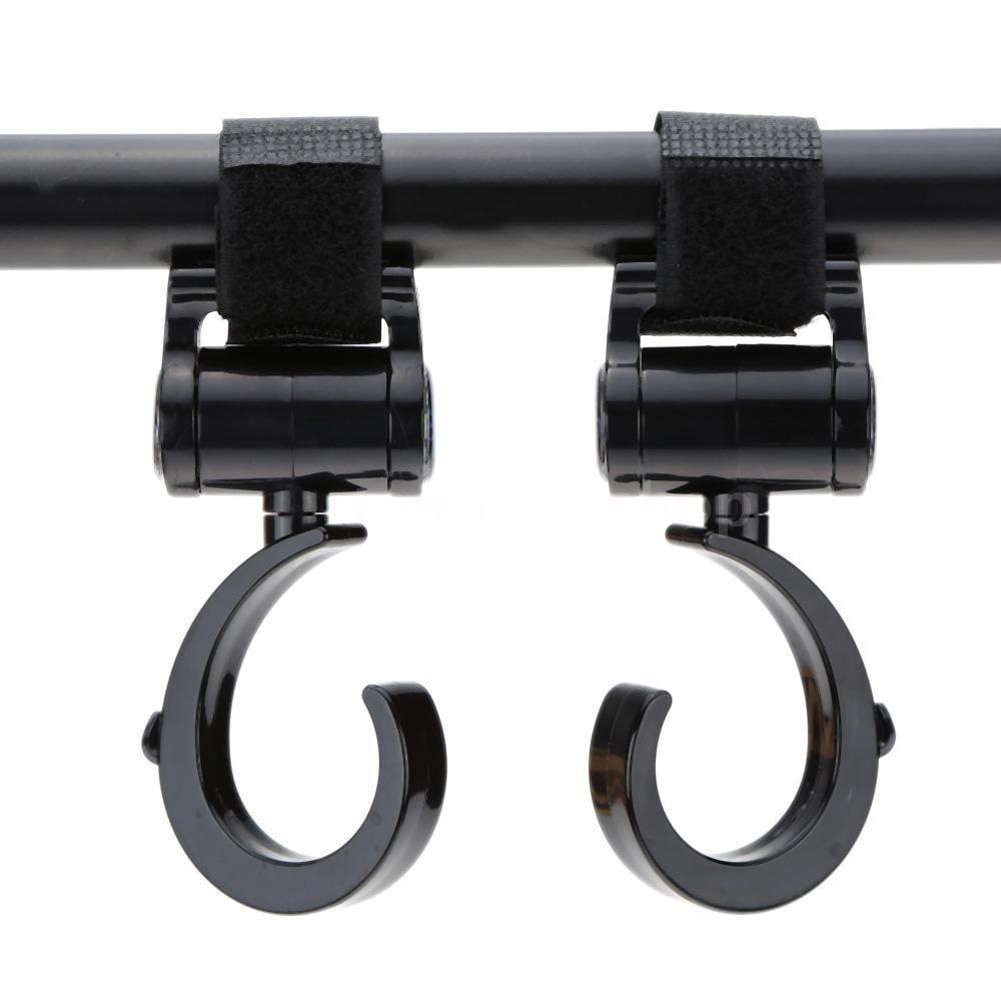 Rotatable Pram Bag Hooks (2pcs) Rotatable Pram Bag Hooks (2pcs)