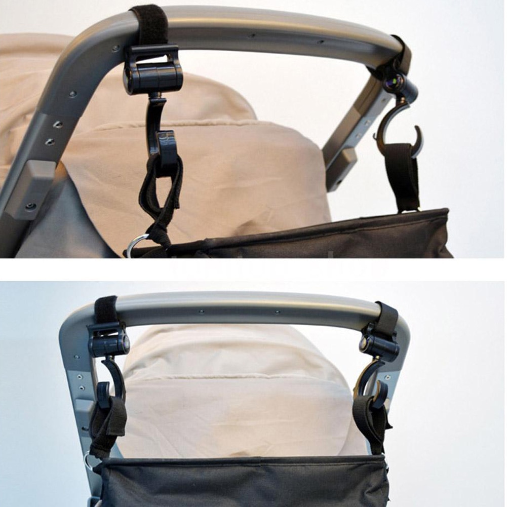 Rotatable Pram Bag Hooks (2pcs) Rotatable Pram Bag Hooks (2pcs)