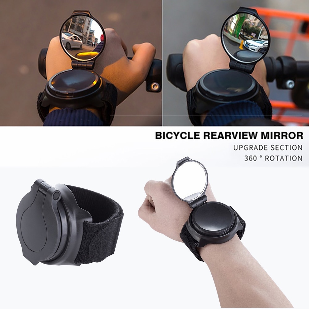 Rotatable Rearview Bike Wrist Mirror Rotatable Rearview Bike Wrist Mirror