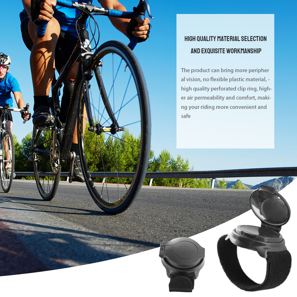 Rotatable Wrist Mirror for Cyclists