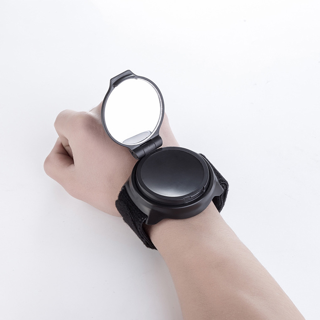 Rotatable Wrist Mirror for Cyclists