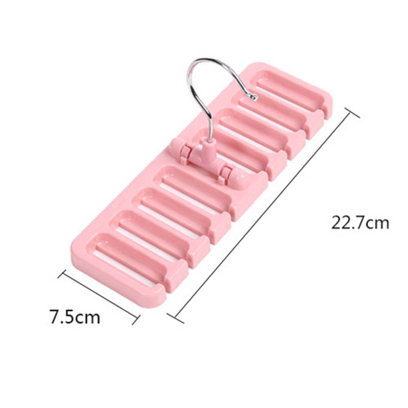 Rotating Hook Tie and Belt Hanger Rotating Hook Tie and Belt Hanger