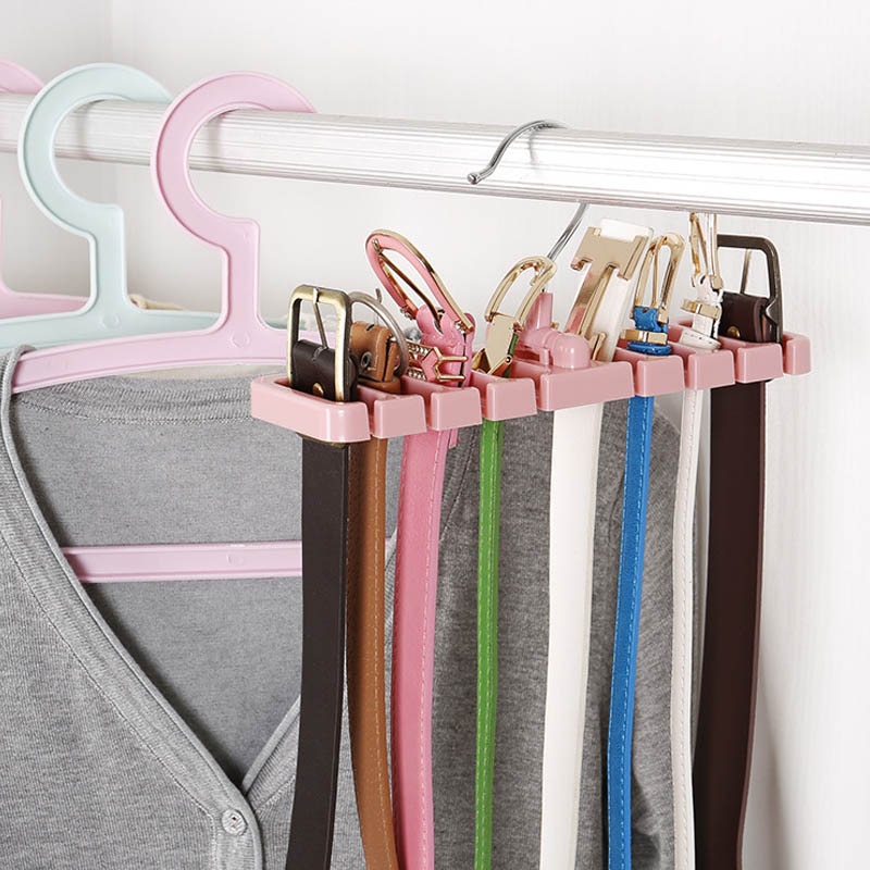 Rotating Hook Tie and Belt Hanger Rotating Hook Tie and Belt Hanger