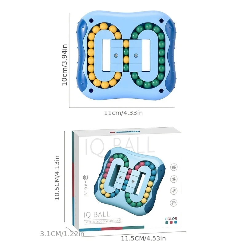 Rotating Magic Bean Fingertip Toy Puzzles Games for Kids Adults Intelligence Montessori Educational Toys Rotating Magic Bean Fingertip Toy Puzzles Games for Kids Adults Intelligence Montessori Educational Toys