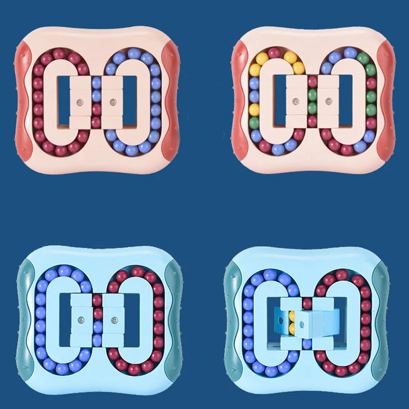 Rotating Magic Bean Fingertip Toy Puzzles Games for Kids Adults Intelligence Montessori Educational Toys Rotating Magic Bean Fingertip Toy Puzzles Games for Kids Adults Intelligence Montessori Educational Toys