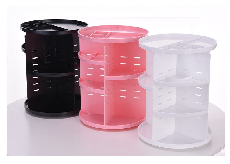 Rotating Makeup Organizer Storage Rack