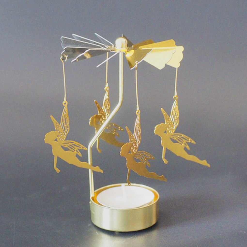 Rotating Metal Tea Light Holder Rotating Metal Tea Light Holder