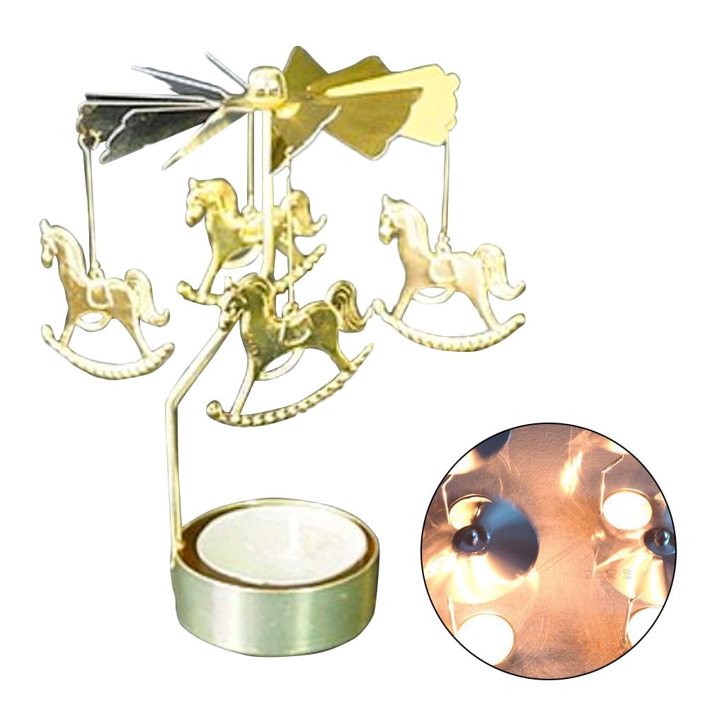 Rotating Metal Tea Light Holder Rotating Metal Tea Light Holder