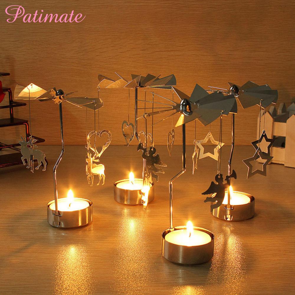 Rotating Snowflake Candle Holder