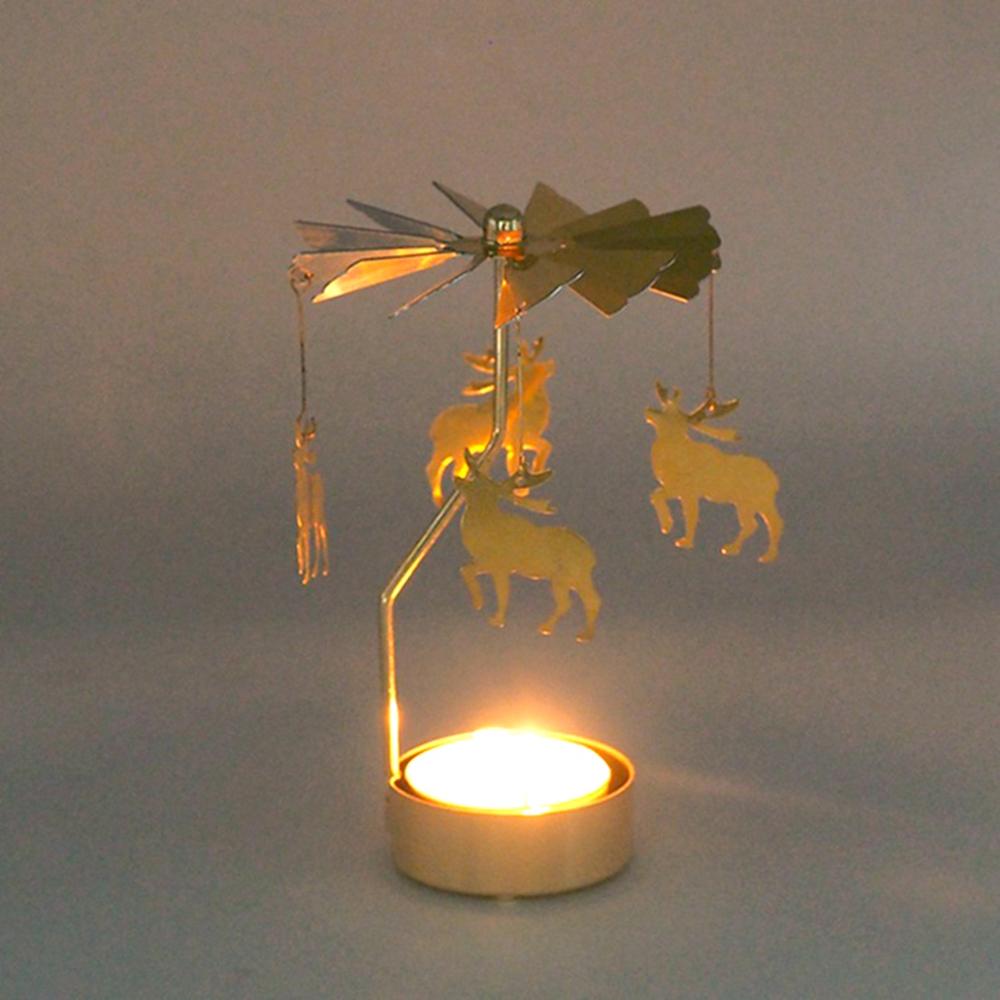 Rotating Snowflake Candle Holder