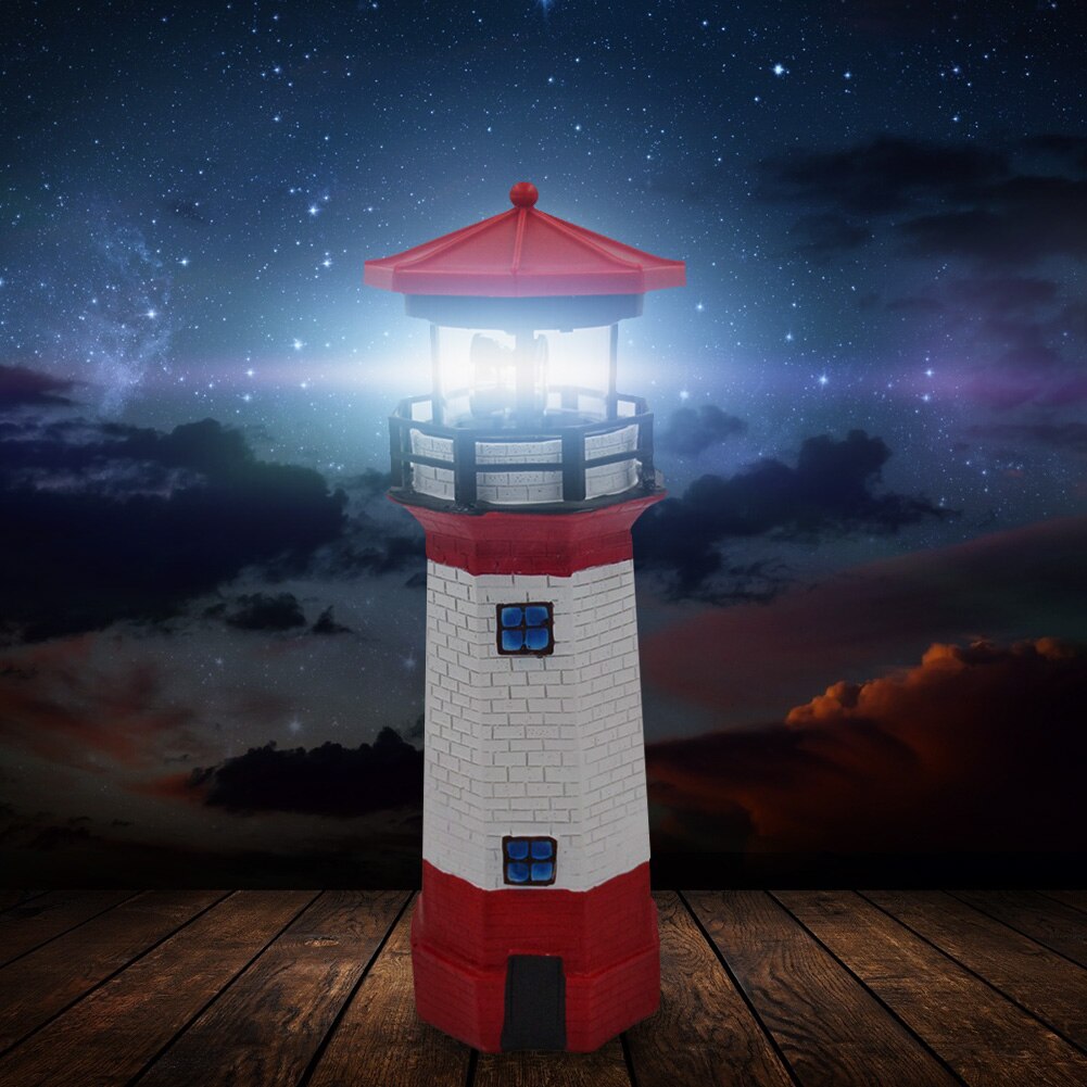 Rotating Solar Lighthouse for Garden Rotating Solar Lighthouse for Garden