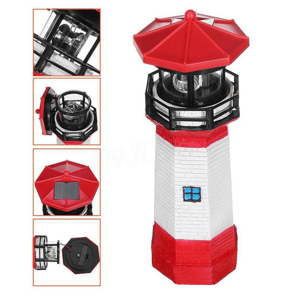 Rotating Solar Lighthouse for Garden Rotating Solar Lighthouse for Garden