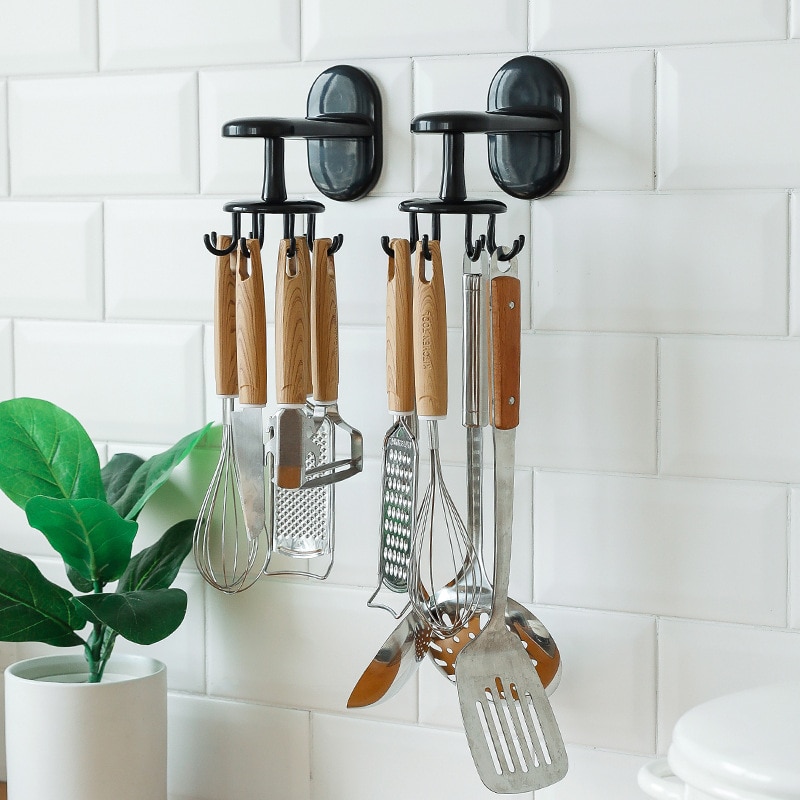 Rotating Utensils Hanger (6 Hooks) Rotating Utensils Hanger (6 Hooks)