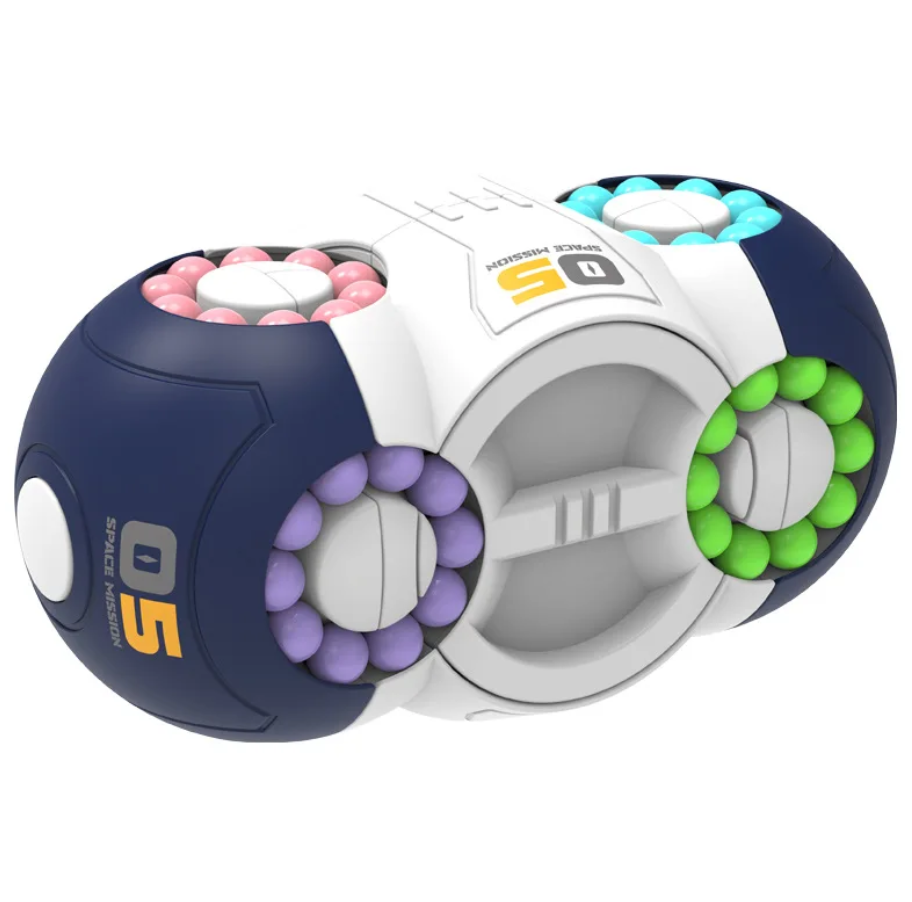 Rotation Finger Magical Bean Magic Cube Mind Brain Teaser Game Fingertip Fidget Toy Decompression Stress Relief Toy