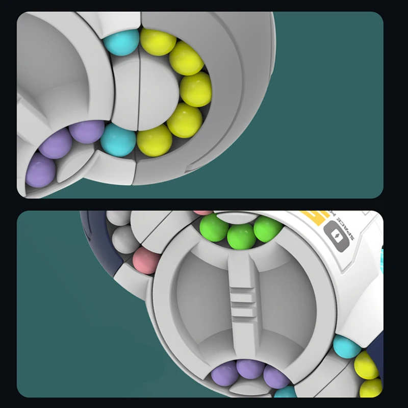 Rotation Finger Magical Bean Magic Cube Mind Brain Teaser Game Fingertip Fidget Toy Decompression Stress Relief Toy Rotation Finger Magical Bean Magic Cube Mind Brain Teaser Game Fingertip Fidget Toy Decompression Stress Relief Toy