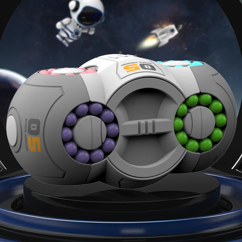 Rotation Finger Magical Bean Magic Cube Mind Brain Teaser Game Fingertip Fidget Toy Decompression Stress Relief Toy Rotation Finger Magical Bean Magic Cube Mind Brain Teaser Game Fingertip Fidget Toy Decompression Stress Relief Toy