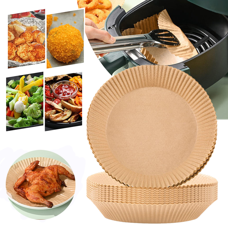 Round Air Fryer Parchment Paper Liners (50 pcs) Round Air Fryer Parchment Paper Liners (50 pcs)
