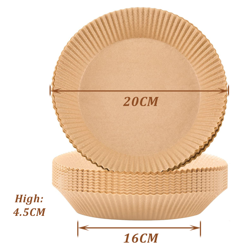 Round Air Fryer Parchment Paper Liners (50 pcs) Round Air Fryer Parchment Paper Liners (50 pcs)