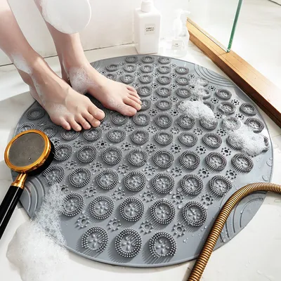Round Anti Slip Rubber Mat for Bathroom Round Anti Slip Rubber Mat for Bathroom