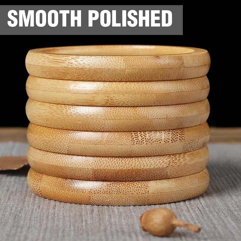 Round Bamboo Coasters (6 pcs) Round Bamboo Coasters (6 pcs)