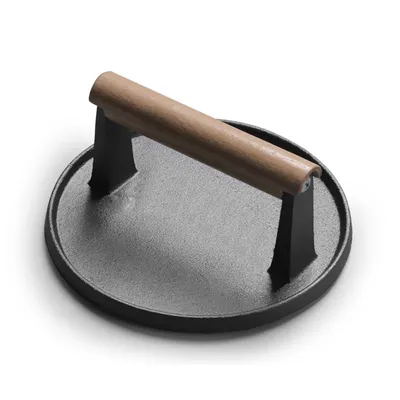 Round Cast Iron Hamburger Press Round Cast Iron Hamburger Press