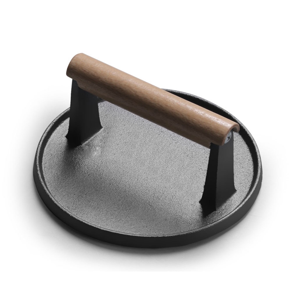 Round Cast Iron Hamburger Press Round Cast Iron Hamburger Press