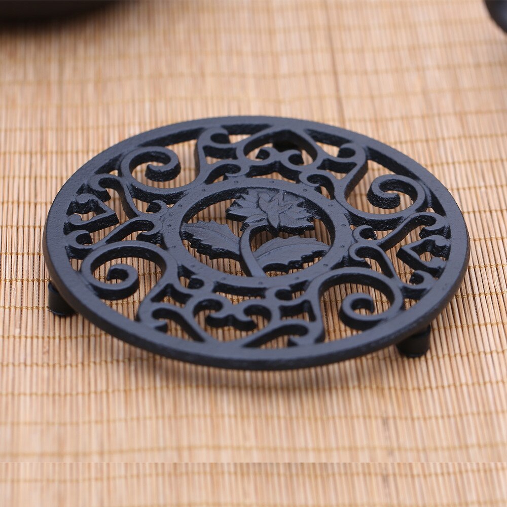 Round Cast Iron Teapot Trivet Round Cast Iron Teapot Trivet