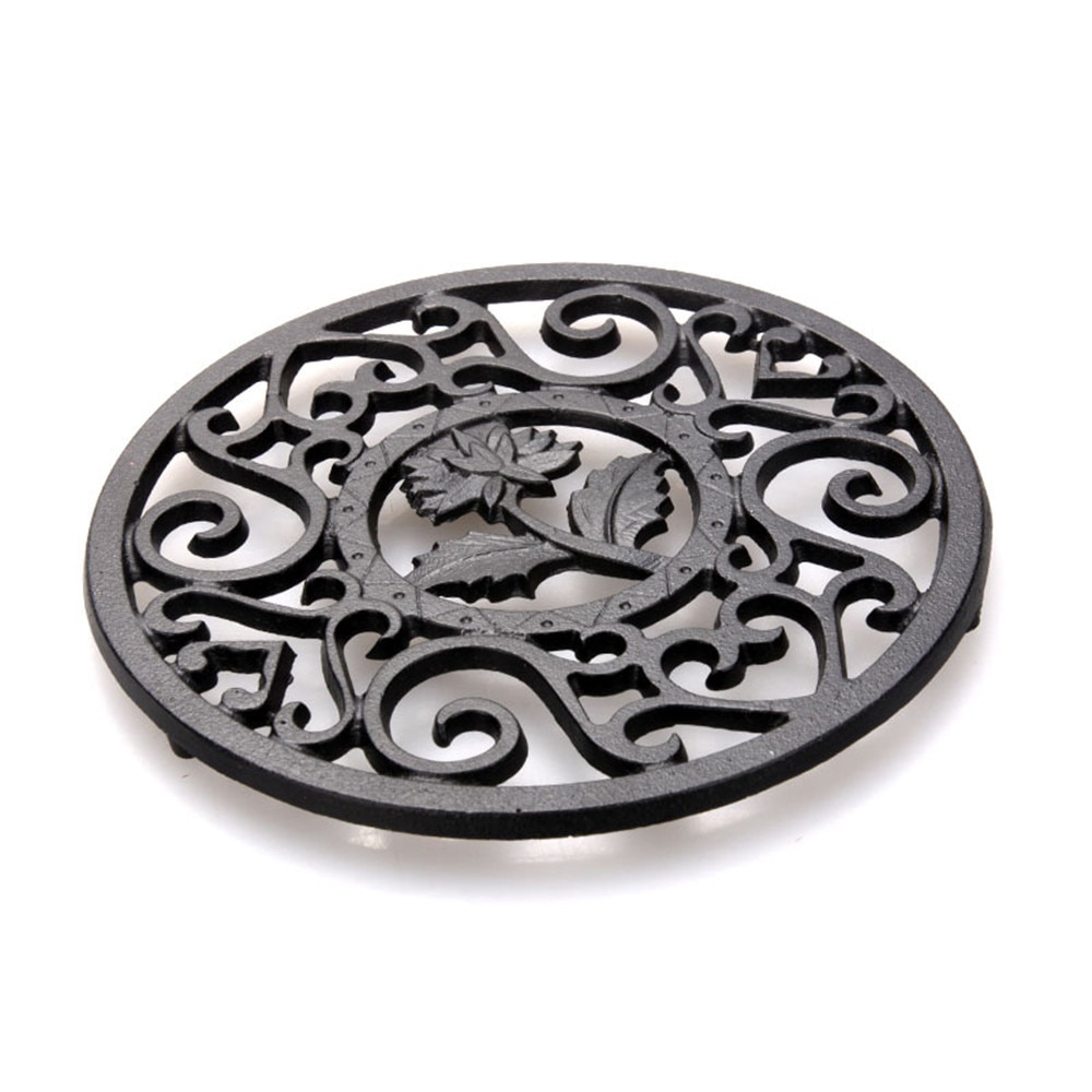Round Cast Iron Teapot Trivet Round Cast Iron Teapot Trivet