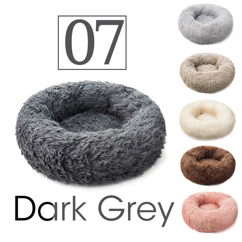 Round Cat Bed Soft Pet Cushion Round Cat Bed Soft Pet Cushion