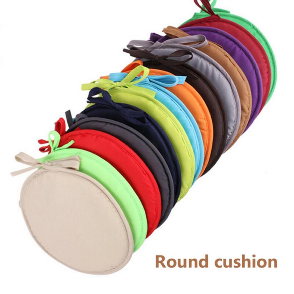 Round Chair Cushion Seat Pad with Straps Round Chair Cushion Seat Pad with Straps