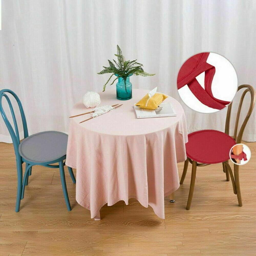 Round Chair Cushion Seat Pad with Straps Round Chair Cushion Seat Pad with Straps