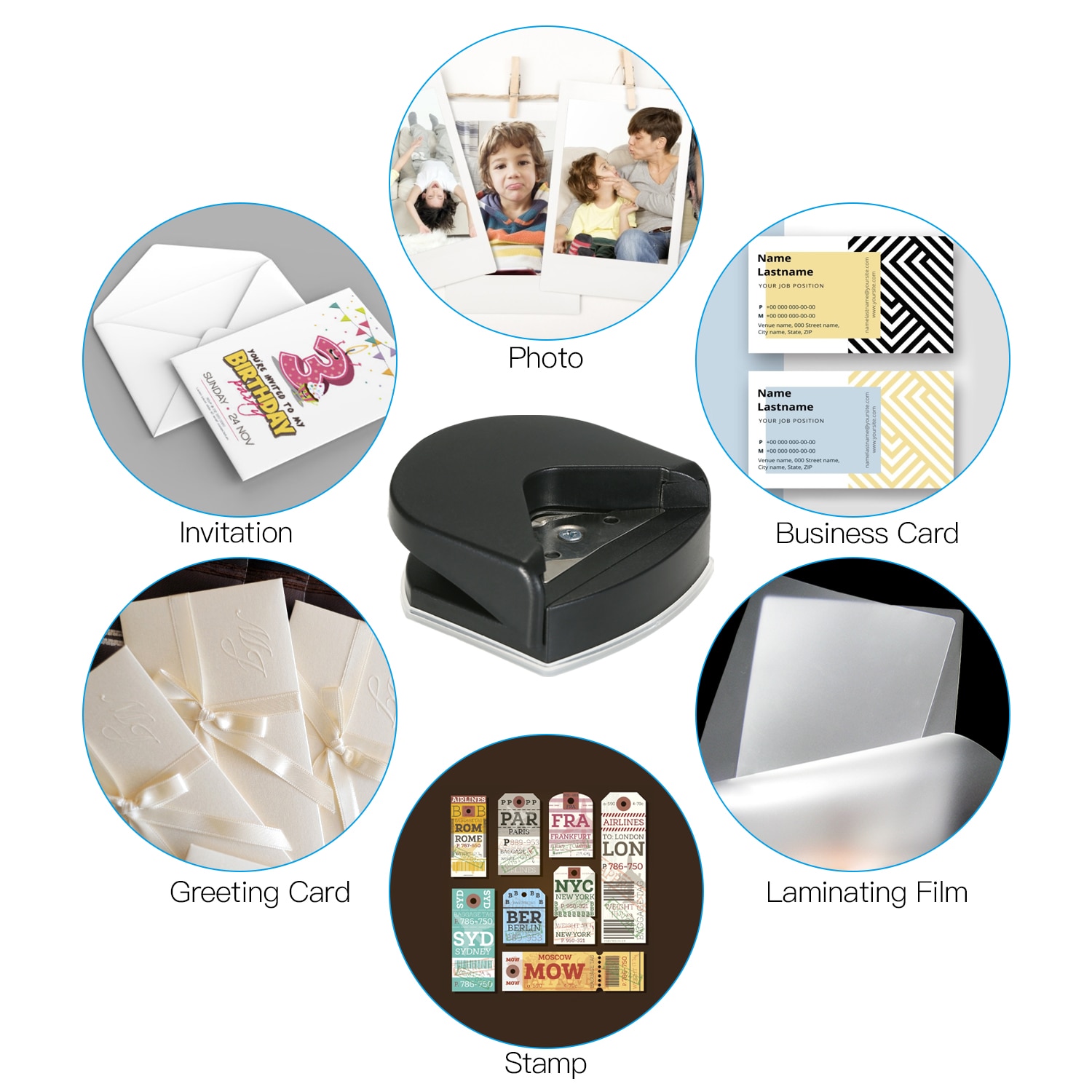 Round Corner Cutter Paper Trimming Puncher