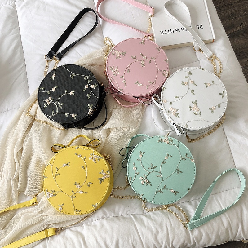 Round Crossbody Bag Ladies Bag