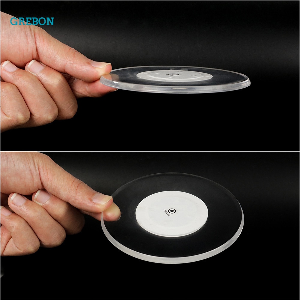 Round Disc LED Light Up Coaster Round Disc LED Light Up Coaster