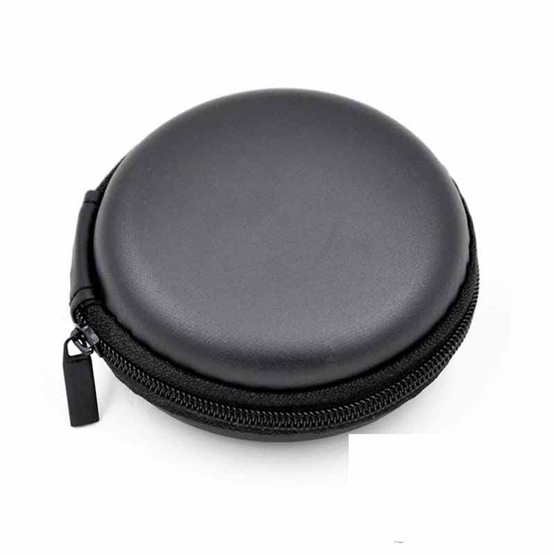 Round Earphone Storage Case