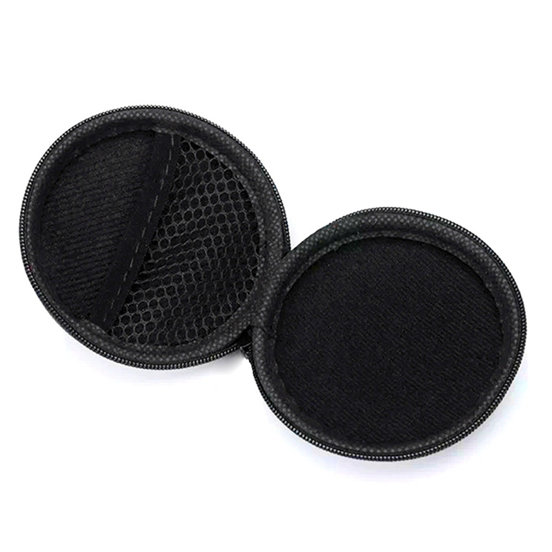 Round Earphone Storage Case