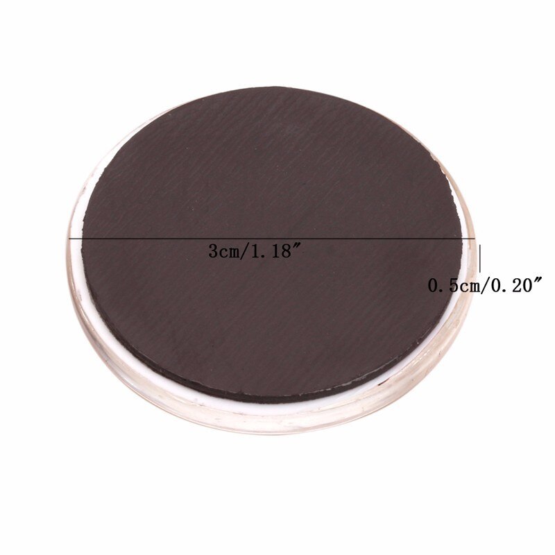 Round Glass Map Magnet